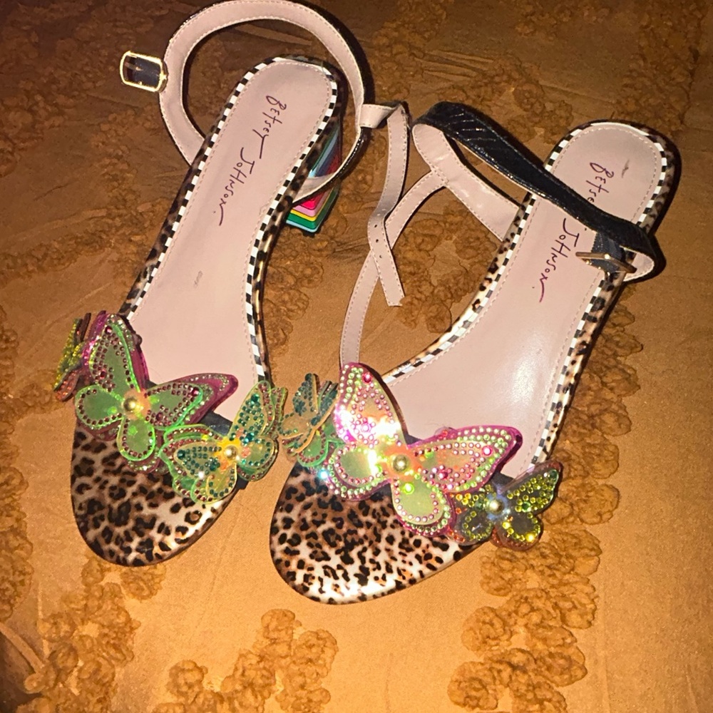 Betsey Johnson Butterfly sandals